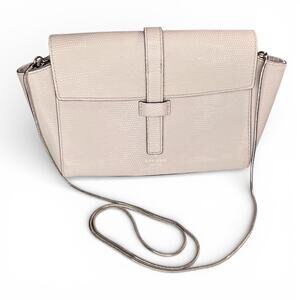Kate Spade Riverside Street Emmie Crossbody Bag, Warm Beige Embossed Leather